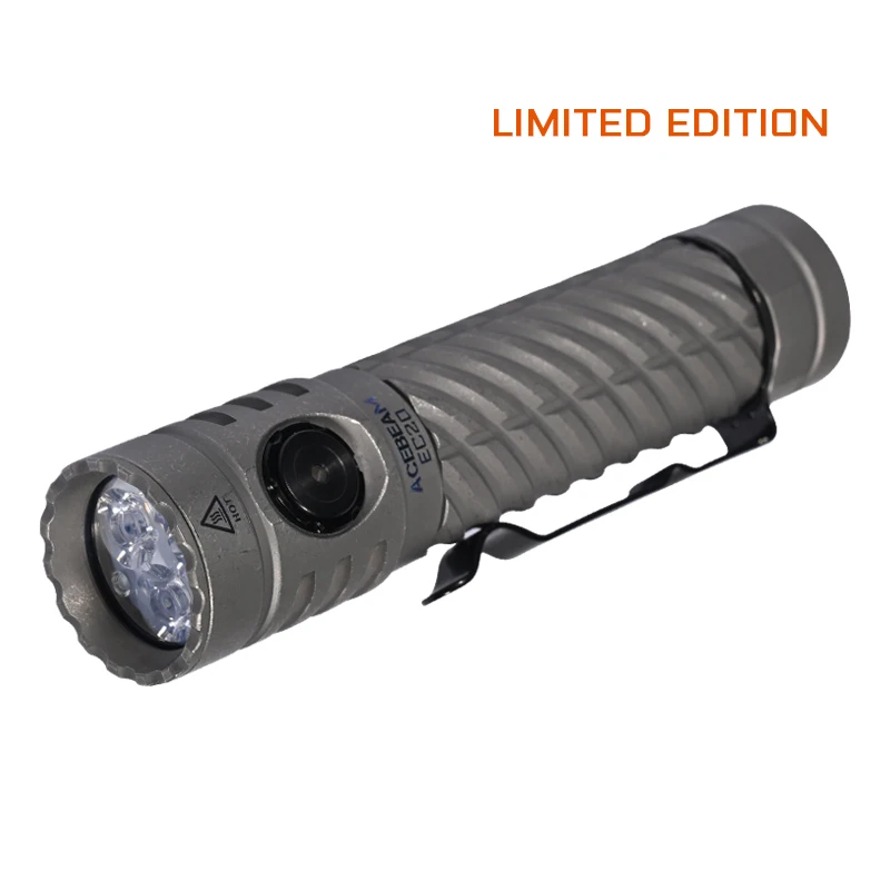 ACEBEAM EC20 チタン 519A ACEBEAM EC20 EDC Flashlight 18650 USB C Rechargeable Torch 519A