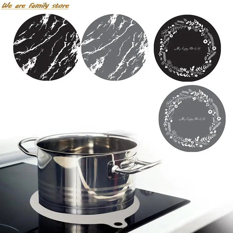 1PC Stove Mat Pad Silicone Fiberglass Scratch Protector For
