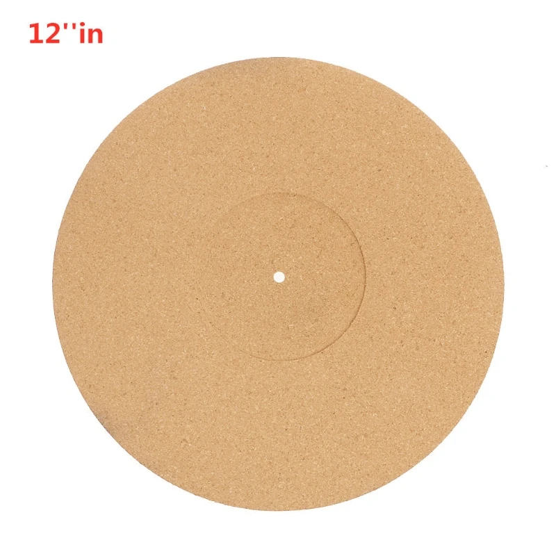 Cork Turntable Mat Platter Slipmat for 12" Vinyl Vintage Record Player Antistat Drop Shipping