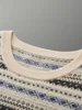 New Men O-neck 100% Merino Wool Sweater Autumn Winter Long Sleeve Cashmere Pullover Soft Warm Vintage Knitwear Casual Jumpers 3