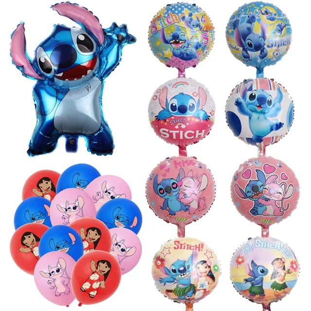 1 set Disney Lilo & Stitch Party supplies Stitch Birthday party decoration  balloon slogan Children's party decoration set - AliExpress