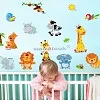 DIY Hand-painted Hot-air Balloon Train Wall Sticker Children Room Nursery Wall Decoration Self-adhesive Waterproof Sticker