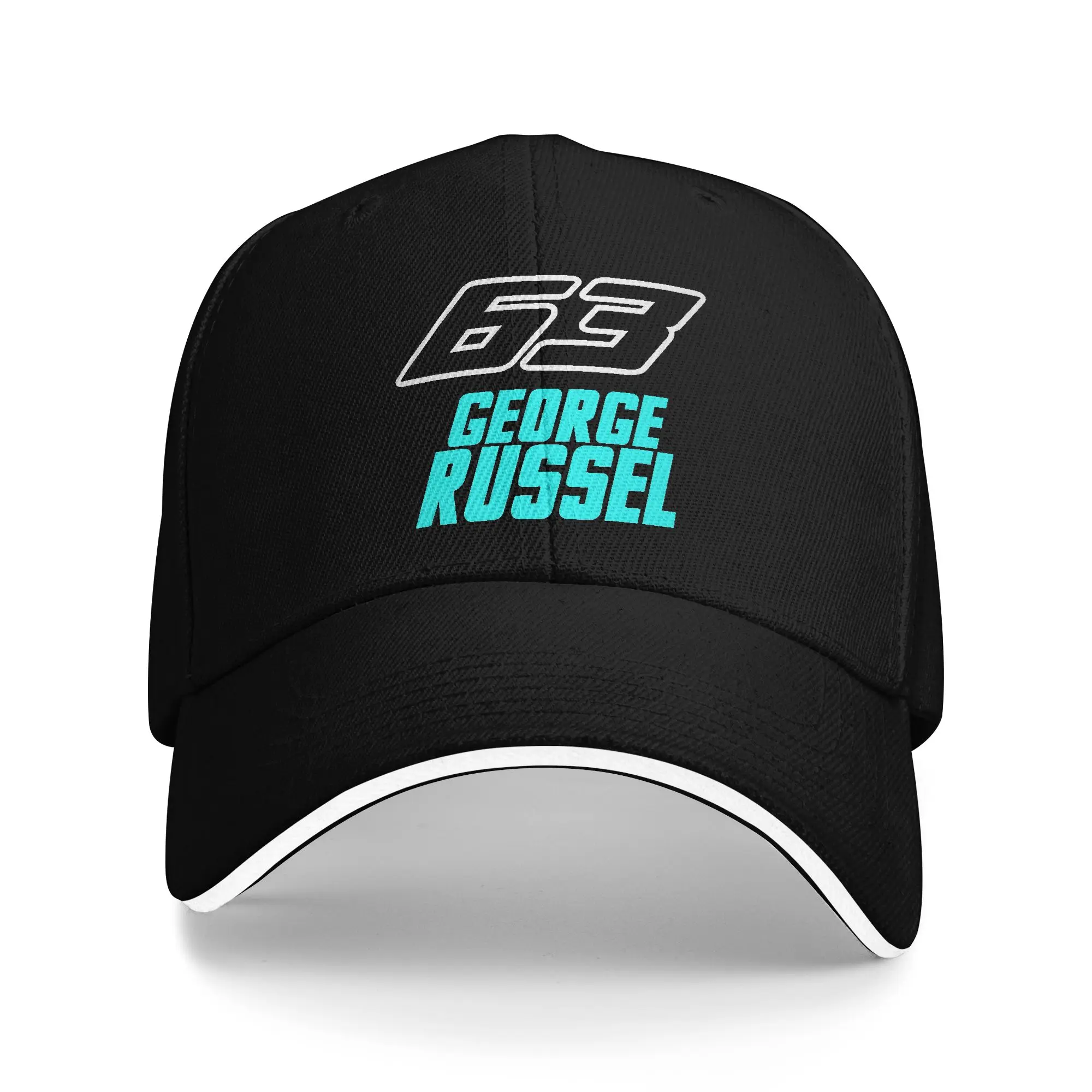 George Russell 63 Lässige Baseballkappe Outdoor Gym Hip Hop Hüte Sommer Sonne Paar Frauen y2k Süße Baseballkappen