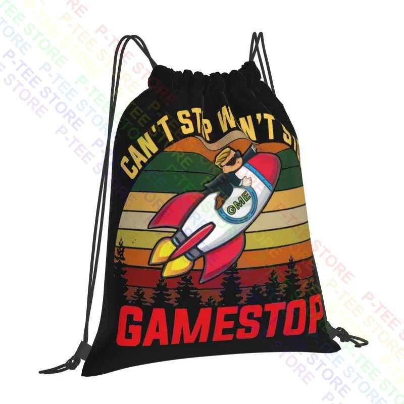 Non Riesco Stop Non Stop Gametop Borse Con Coulisse Borsa Da Palestra La Più Recente Pieghevole Personalizzata Di Grande Capacità