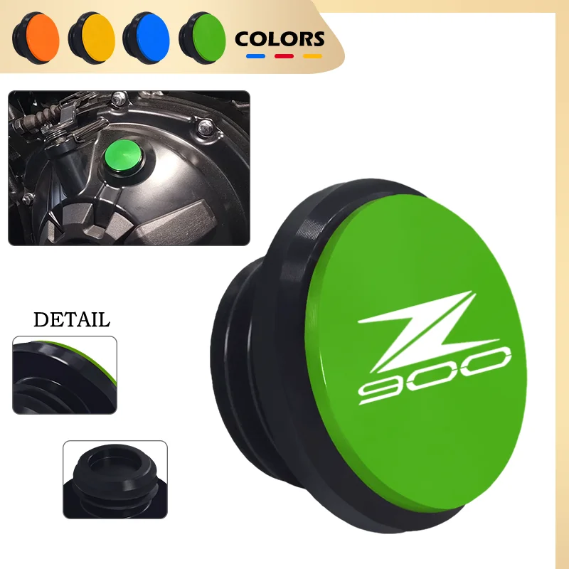 

Motorcycle CNC Engine Oil Cap Bolt Fuel Filler Cover For Z900 2017-2024 Z900RS 2018-2024 Oil Filter Cover Protection z900 z900rs