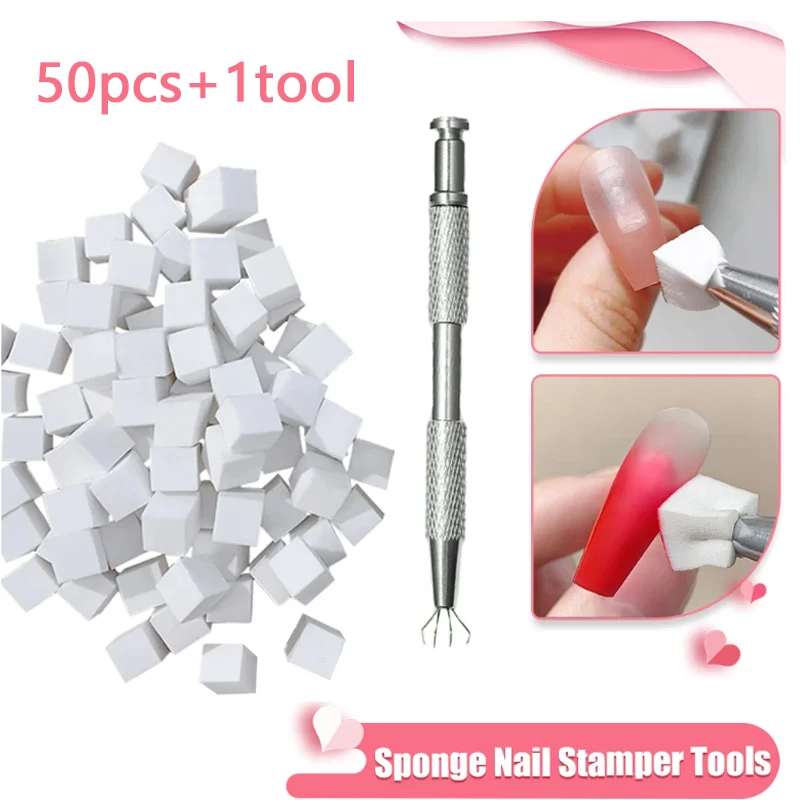 Sponge Gradient Nail Art Stamper Set 1