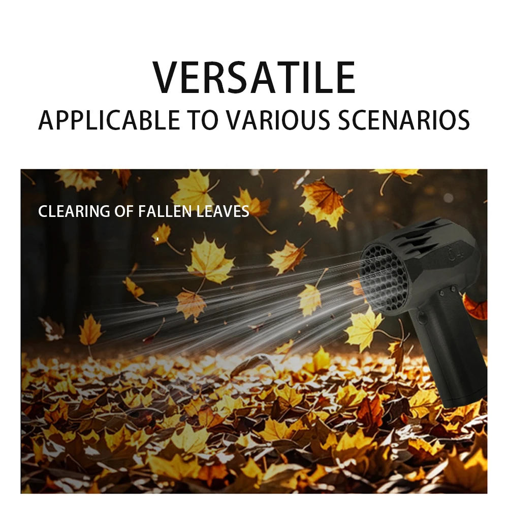 X64 Car Violent Blower Handheld Turbo Jet Fan Brushless Motor High Power Duct Fan,Mini Turbo Fan Thrust 1400G Wind Speed 240km/h 5