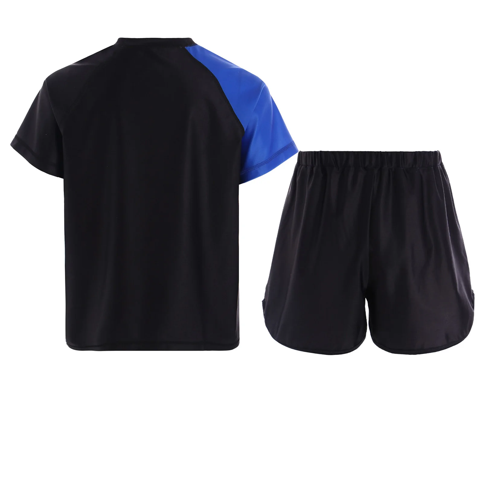 Sports apparel Kids Boys Muay Thai Sanda Boxing Suit Fashion Printed Boxer Short Sleeve T-shirt + Shorts Rashguard Bjj Gym Jerseys Sportswear