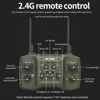 2.4G Simulation Tracked Remote Control Spray Tank, Multi-directional Walking, 360° Turret Multi-directional Rotation for Kids 4