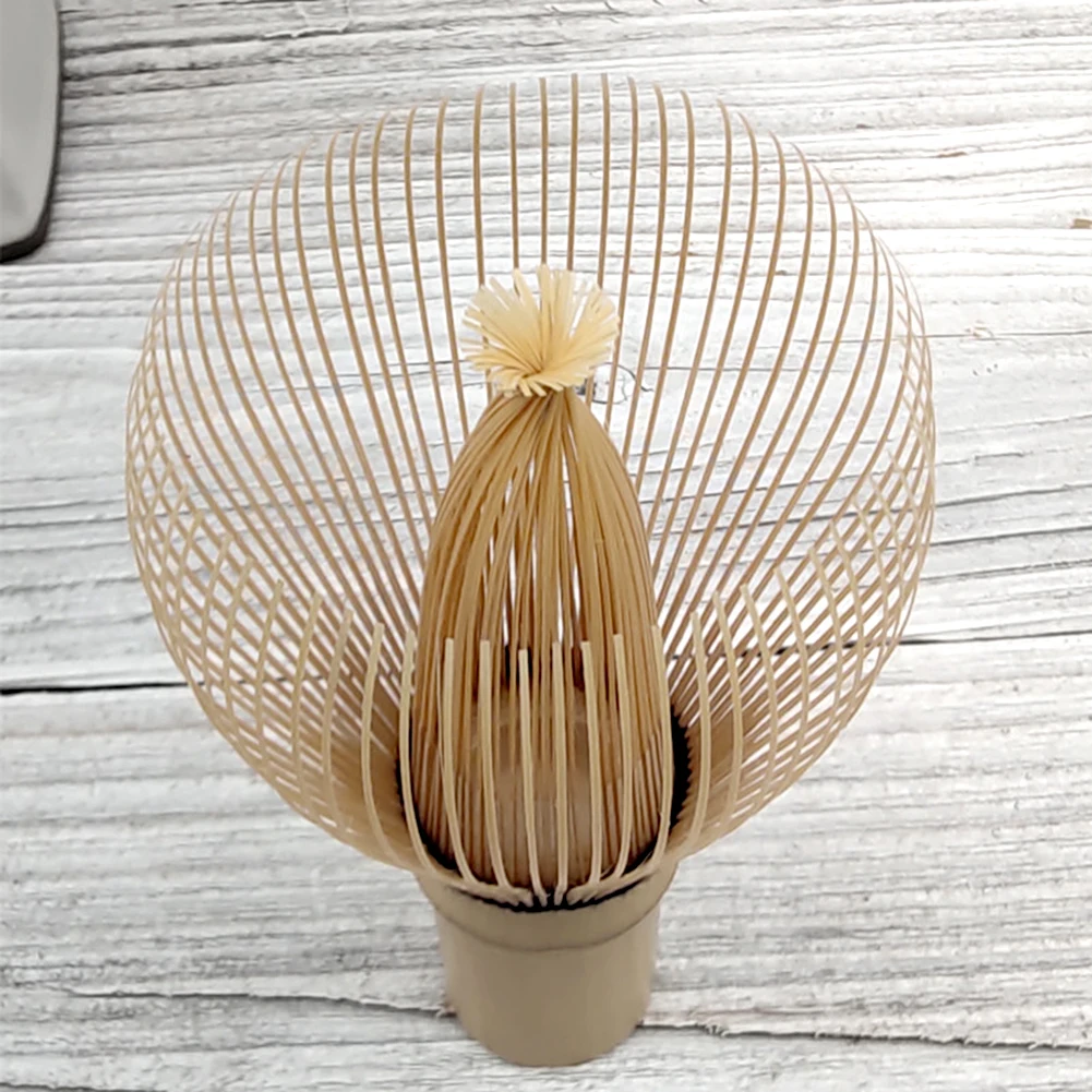 Tea Brush Teaware Japanese Ceremony Bamboo Chasen Kitchen Accessories Tranditional Wear Resistant Matcha Green Tea Powder Whisk