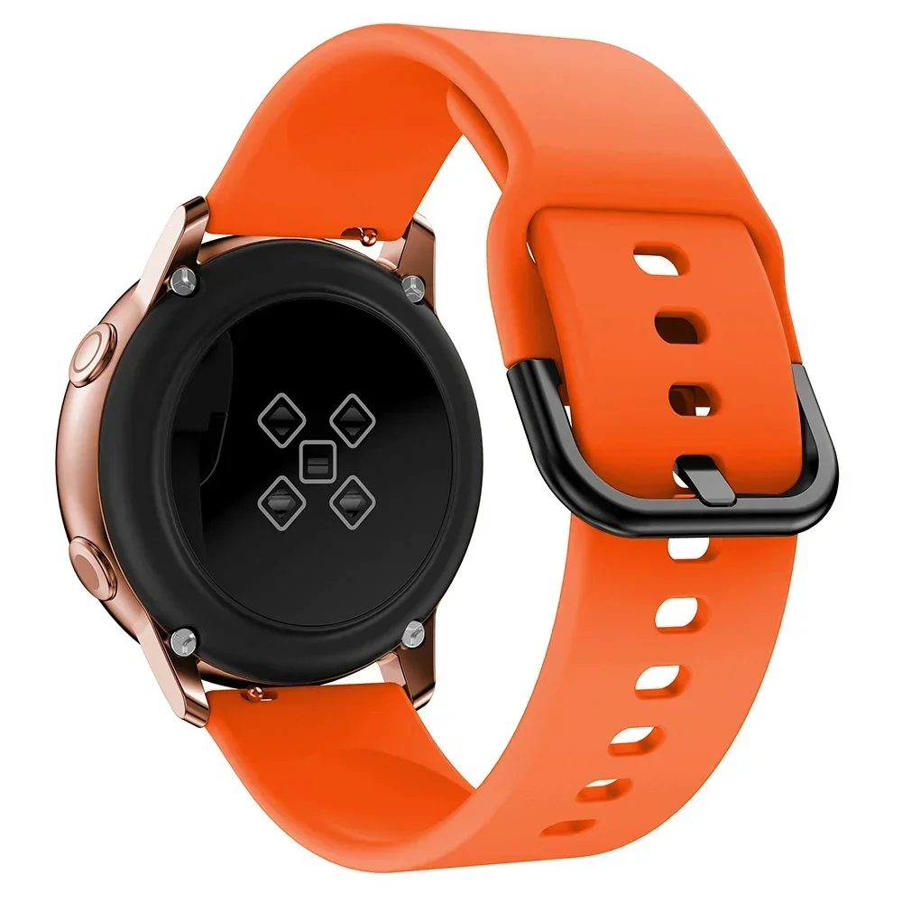 Breathable Soft Silicone Replacement Strap, 20-22mm, Enhanced Comfort and Style