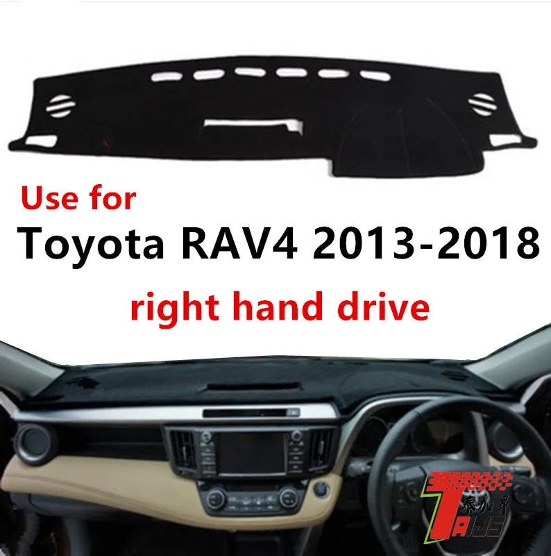 

TAIJS Заводская Высококачественная фланелевая крышка приборной панели для Toyota RAV4 2013-2018 правый руль