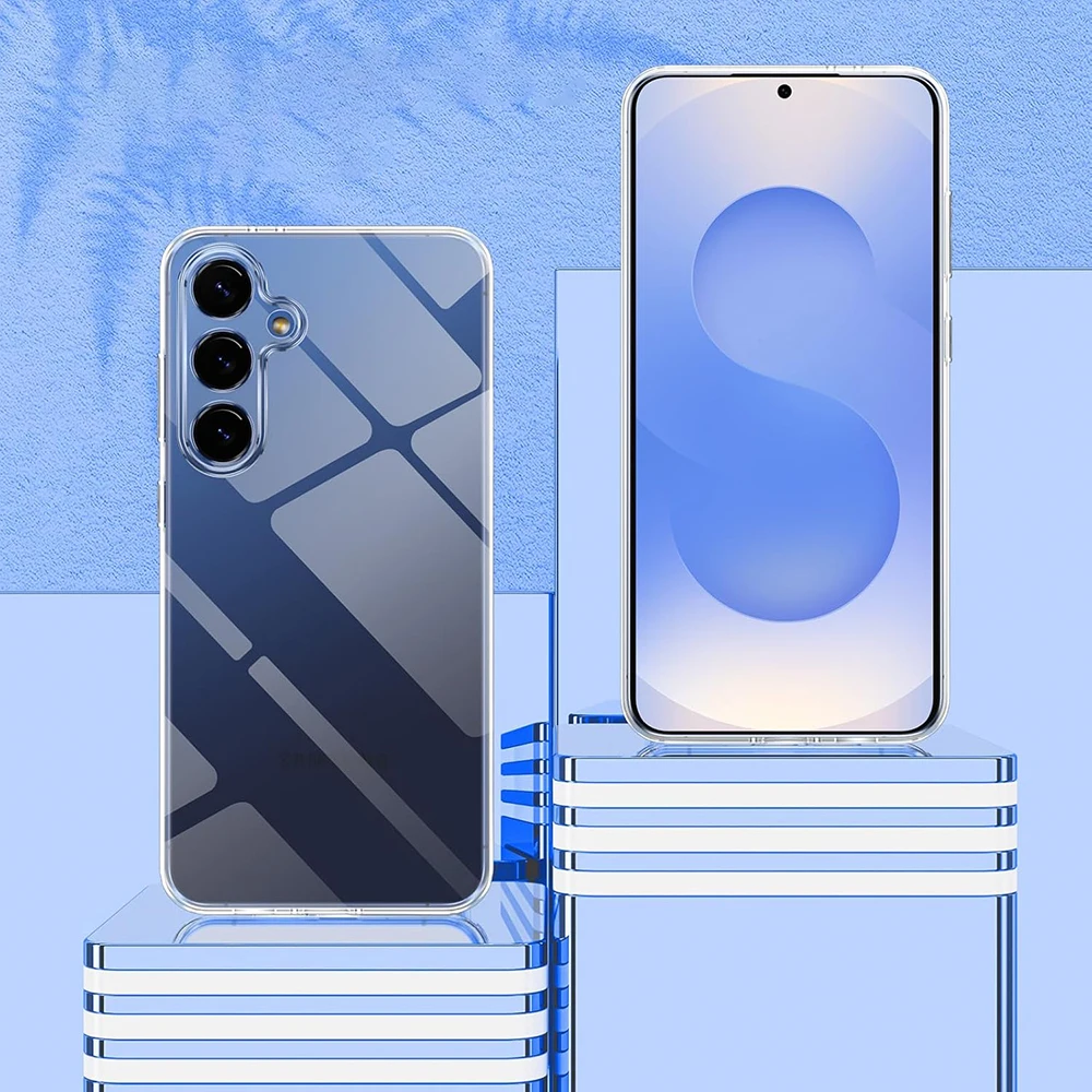 Shockproof Clear Silicone Luxury Case with Full Camera Protection