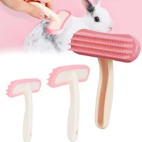 Rabbit Comb Silicone Small Pet Comb Cat Hair Comb Brush, Guinea Pig Hair Cleaning Beauty Care Tool Beauty Trimmer Pet Bath Comb 1