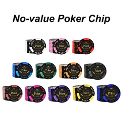 10PCS Poker Chips Reward Coins Blank Poker Chips Texas Hold'em Poker Entertainment Chips Game Coins