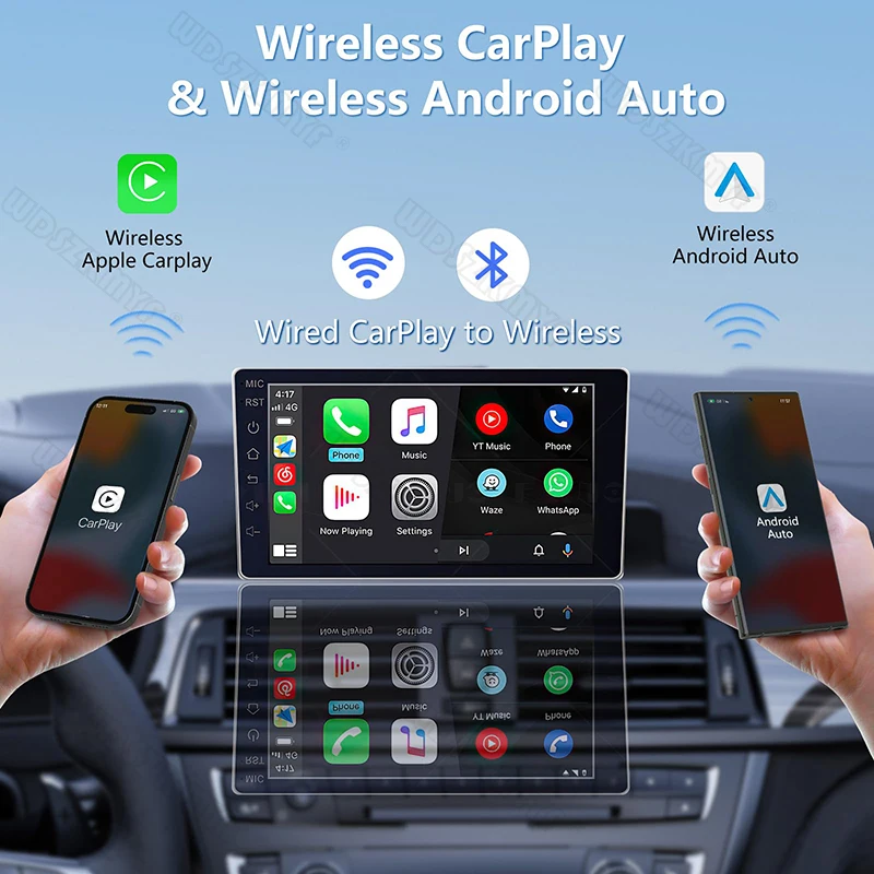 4 in 1 Smart Box Wireless Carplay Android Auto Adapter Wired Android Auto Cars Smart Ai Box WiFi TF Card For Netflix Youtub 3 4 in 1 Smart Box Wireless Carplay Android Auto Adapter Wired Android Auto Cars Smart Ai Box WiFi TF Card For Netflix Youtub - Image 3