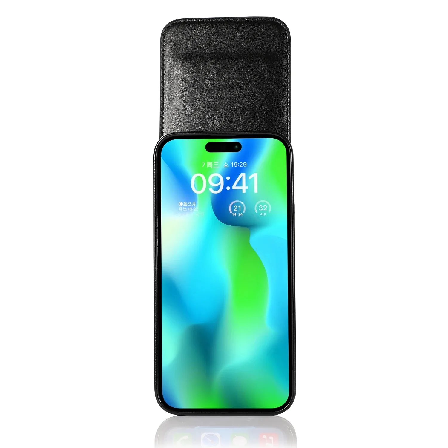 Luxury Leather Customizable Phone Case for Iphone 14 15 13 12 11 Pro Max Can Flip Up and Down Card Slot Design Anti-theft Brush