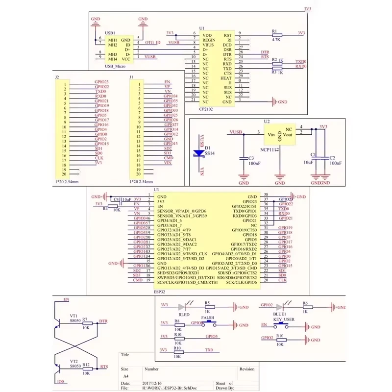 รูปสินค้า บอร์ดพัฒนา ESP32 WiFi Bluetooth
