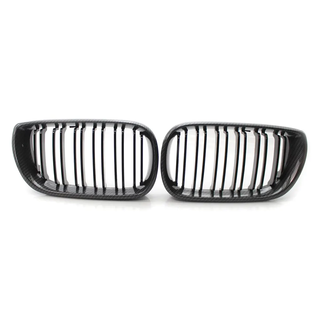 Glänzend schwarzer vorderer Nieren gitter Lamellen grill für BMW E46 4  Türer 1998 1999 2000 2001 Auto Styling - AliExpress