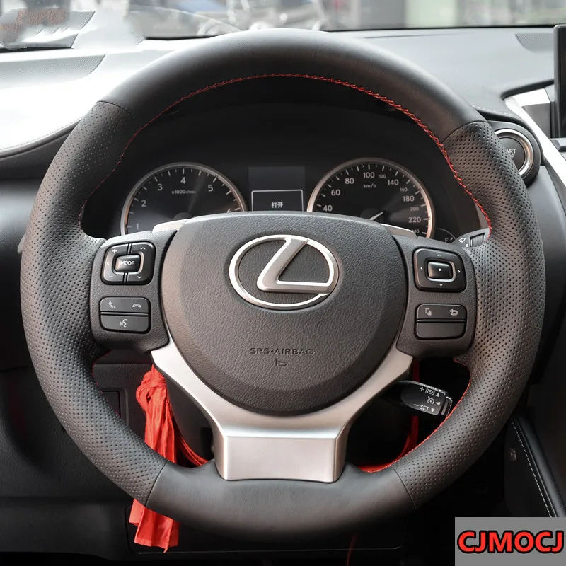

For Lexus rx270 ES250 LX570 GS300 is300 NX RX private custom leather hand sewn steering wheel cover car wheel cover
