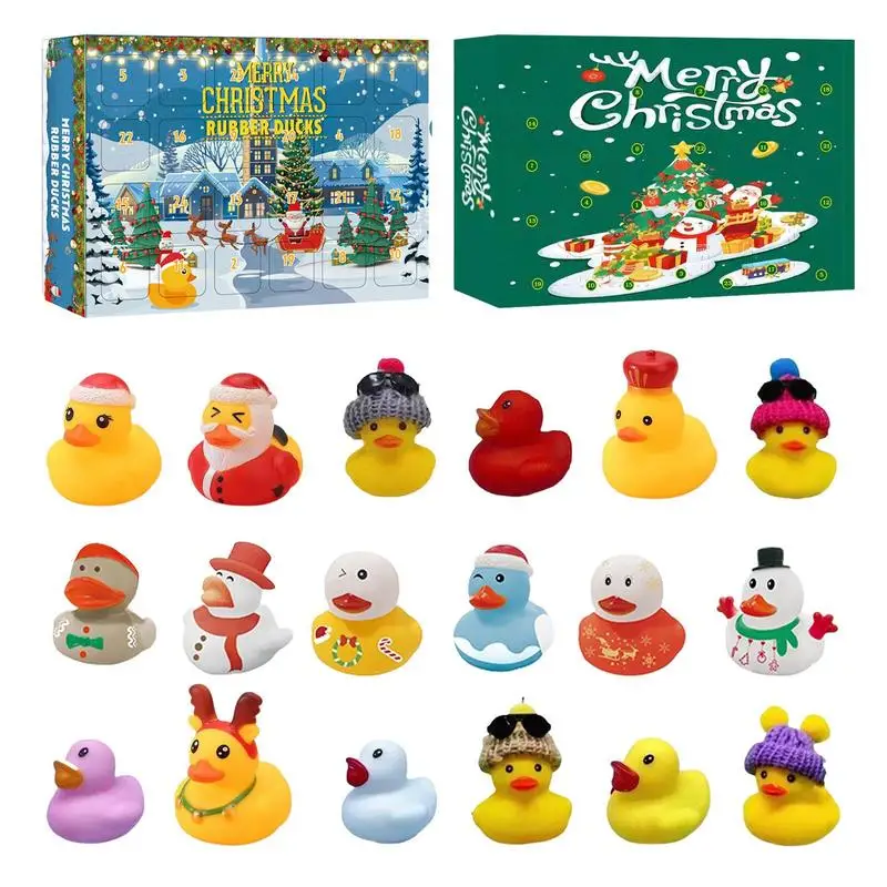 24DaysCountdownCalendar2024ChristmasAdventCalendarRubberDuck