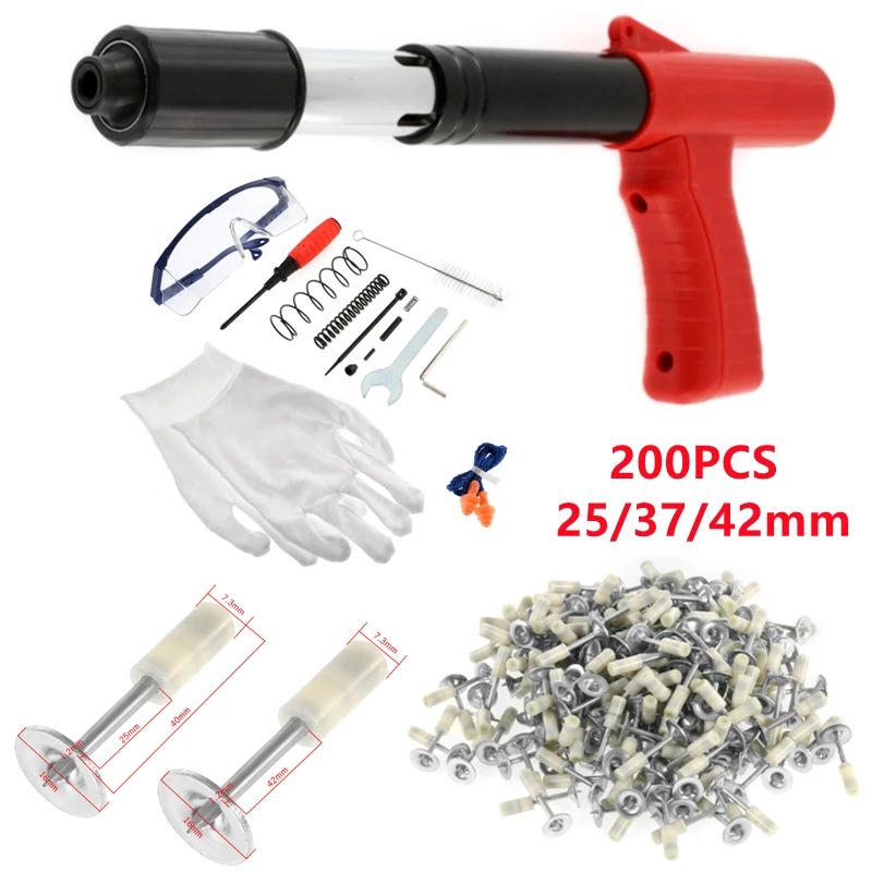 

Hand Steel Nails Guns Rivet Tool Concrete Wall Anchor Wire Slotting Device Decoration Rivet Tufting Guns Home Labor-saving Tool