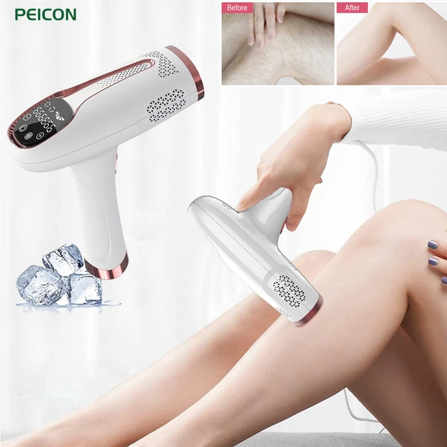 Depiladora láser IPL para mujer, depilación láser para Bikini corporal, depiladora  láser permanente de pulso, depiladora de uso doméstico - AliExpress