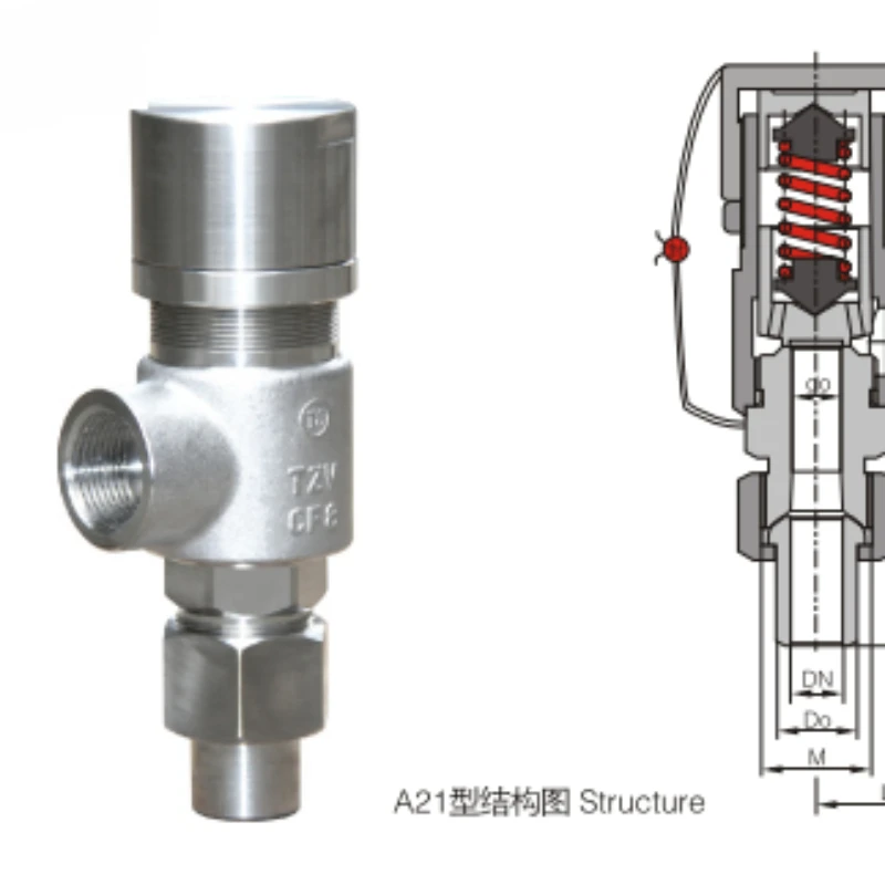 

A21f/H/W-16C/PR Air Ammonia Petroleum Gas Relief Pressure Valve Discharge Pressure Direct Spring Loaded Safety Valve