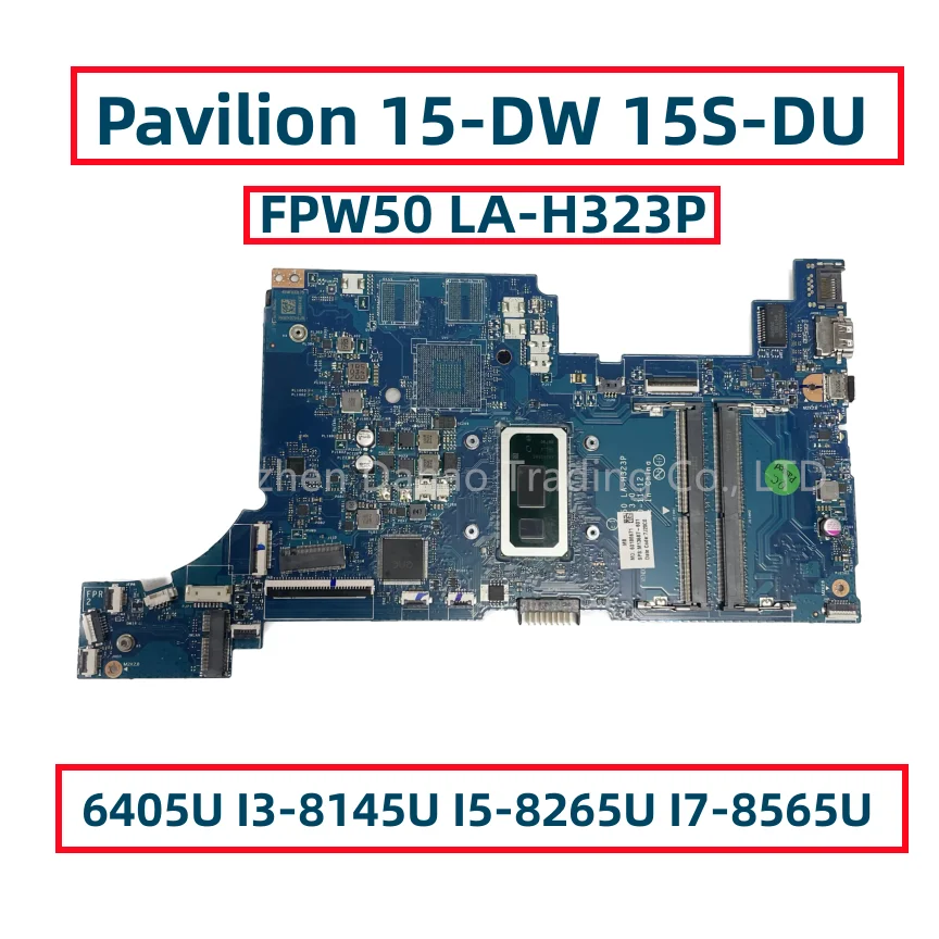 Материнская плата FPW50 для ноутбука HP Pavilion 15-DW 15S-DU с 6405U