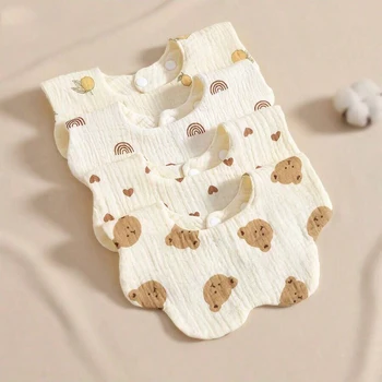4Pcs Ultra-Soft and Comfortable Baby Bibs 1