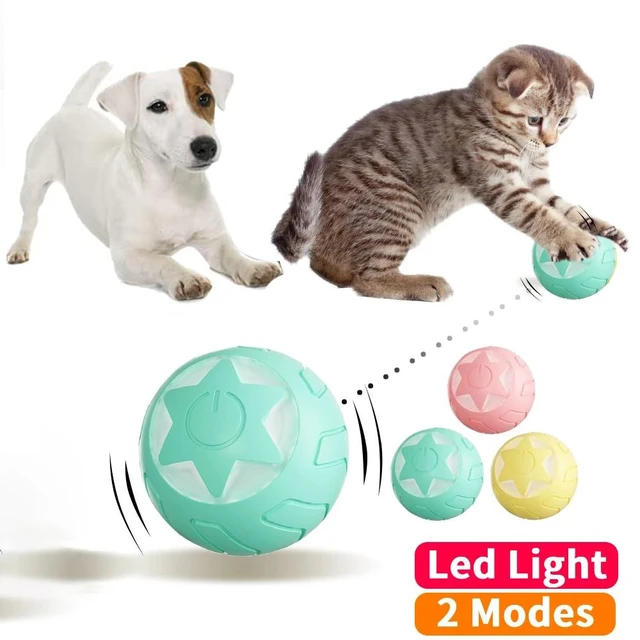 2 Modes Electric Dog Ball Toys Auto Rolling Smart Dog Toys For Dogs Pet  Puppy Toys Training Self-moving Indoor Interactive Play - AliExpress