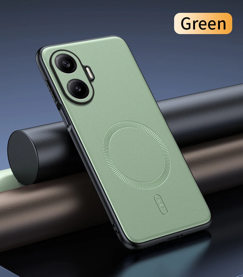 Für Poco F7 Fall Magnetische Leder Schild Abdeckung Hohe Qualität Anti-Fingerprint Nicht-Slip PC + TPU Fall für Poco F7 – Detail 22