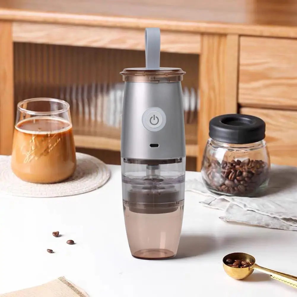Portable Electric Coffee Grinder With 5 Precise Grind Settings Usb Charging Automatic Coffee Bean Grinder Mill