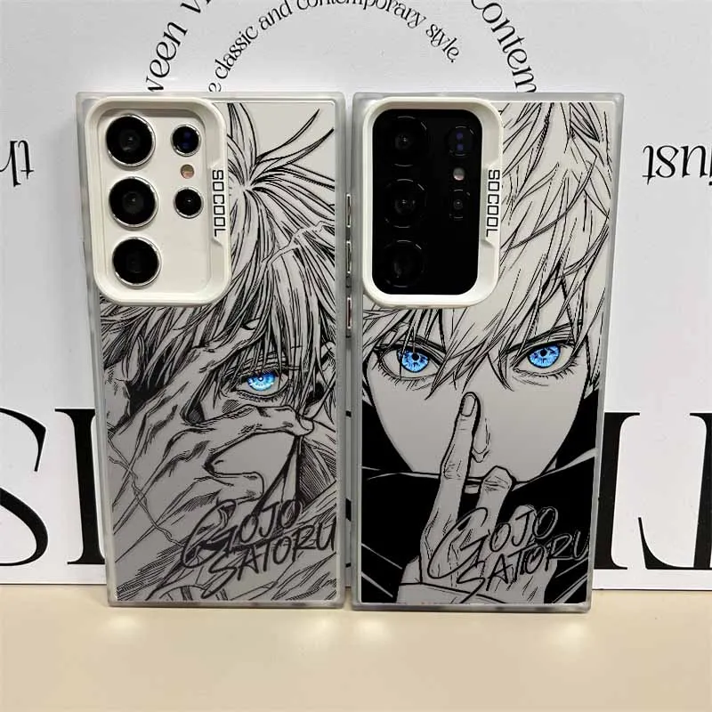 Gojo Satoru Signature Colorful Phone Case Cover