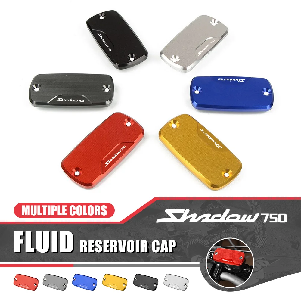 

Motorcycle Aluminum Fluid Reservoir Cap Cover Oil Fluid Cylinder Accessories FOR HONDA Shadow 750 Shadow750 2022 2023