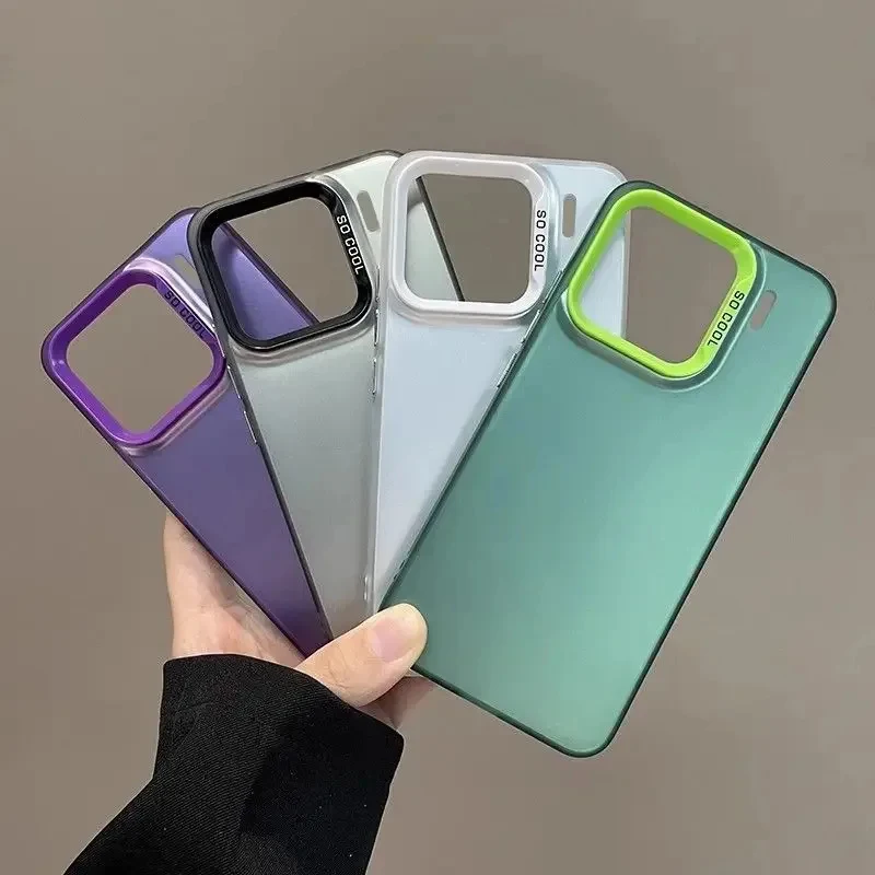 Ultra-Slim Anti-Skid Durable Square Phone Case with Large Openings