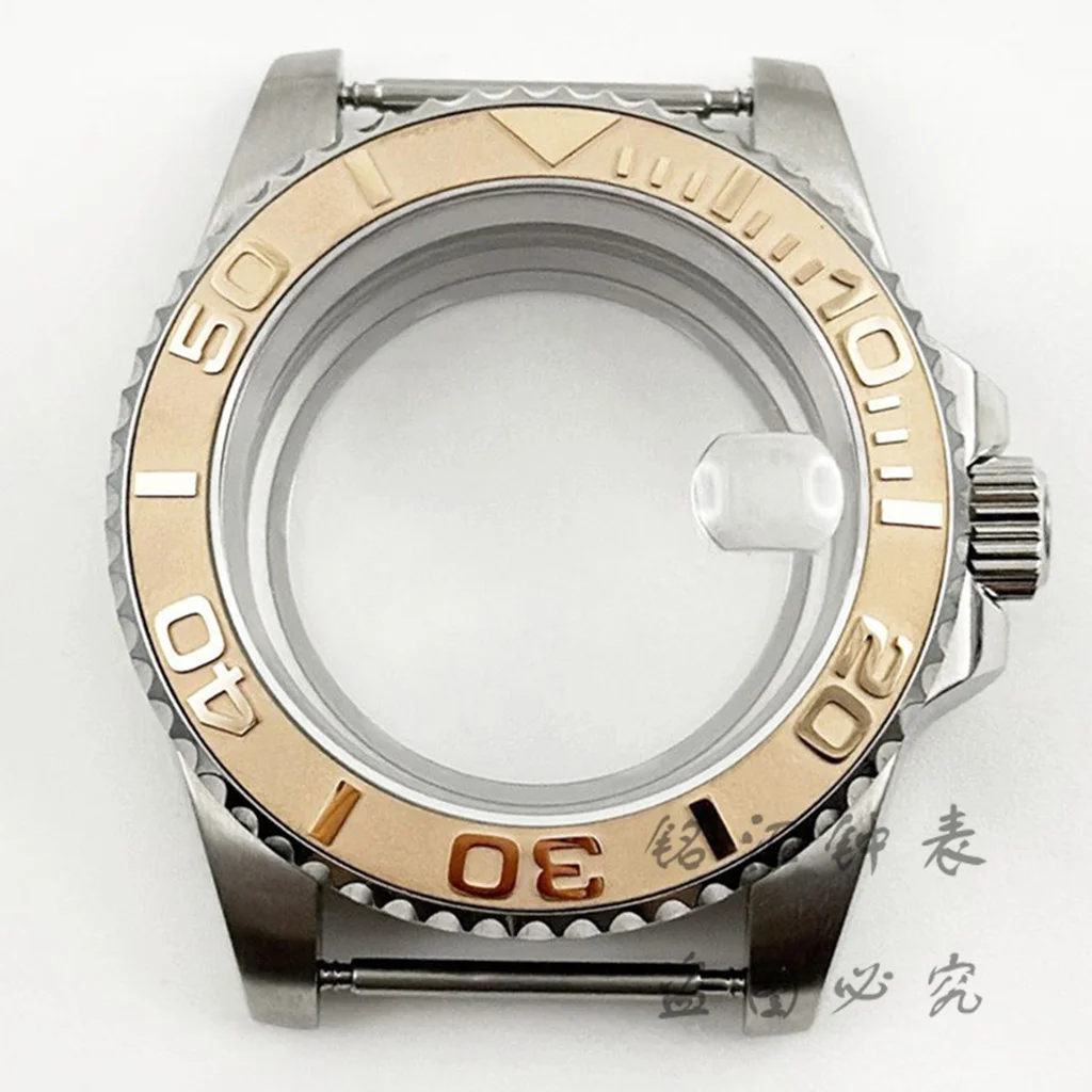 Deep Blue Bezel 40MM Diver Watch Case with Waterproof Sapphire Crystal