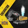 17CH RC Excavator 1:18 Remote Control Truck 2.4G RC Crawler Engineering Vehicle Excavator Truck Radio Control Toys Gifts 5