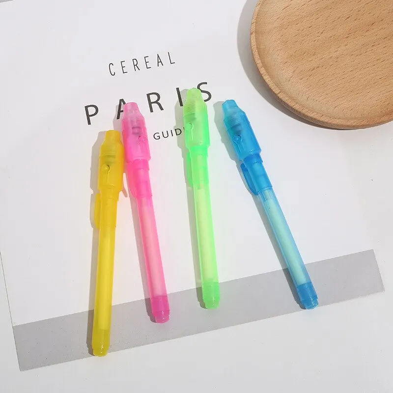 Highlighter Pen Luminous Invisible Ink Pen Drawing Secret Learning for Kids Ideas Gifts Party Favors Novelty Toy