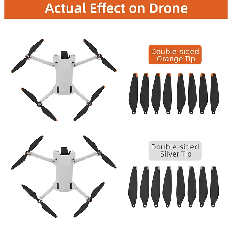 Hélice de rechange pour DJI Mavic 3, verte et noire, vue de dessus