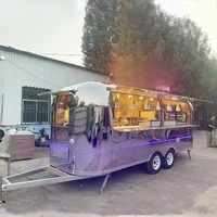 Camion de nourriture électrique personnalisé avec cuisine complète, remorque à crème glacée, camion de nourriture mobile, kiosque 5