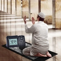 Islamic Azan Alarm Table Clock Muslim Alarm Digital Clock Church Prayer Gift Alarm Clock   Prayer bla Direction Y5GB 2
