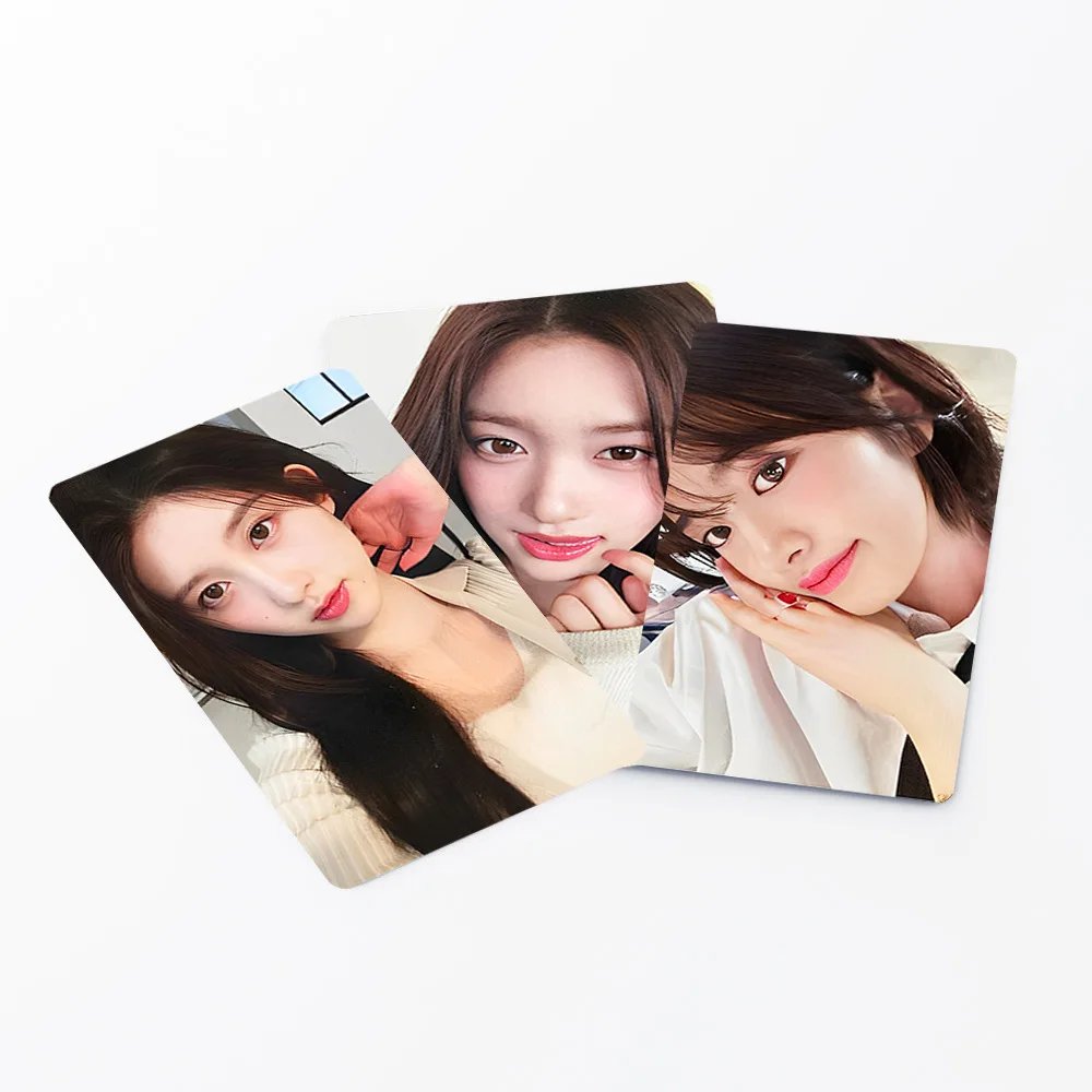 55Pcs/Set Kpop Idol IVE Lomo Cards Photocards New Album I'VE MINE HD Print Card Poster Sticker Girl Group Fans Gifts Collection