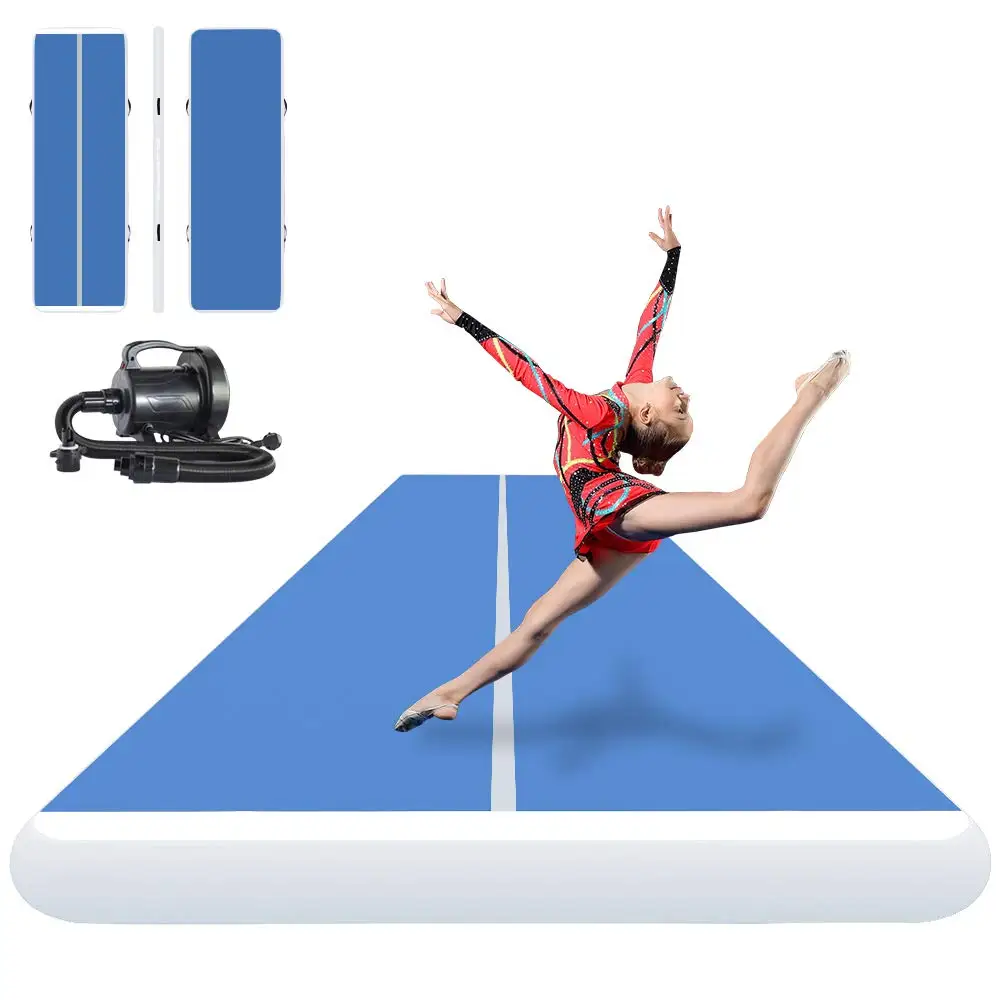 

Free Shipping 12x2x0.2m Inflatable Gymnastics Mattress Gym Tumble Airtrack Floor Tumbling Air Track Free a 1200w Pump