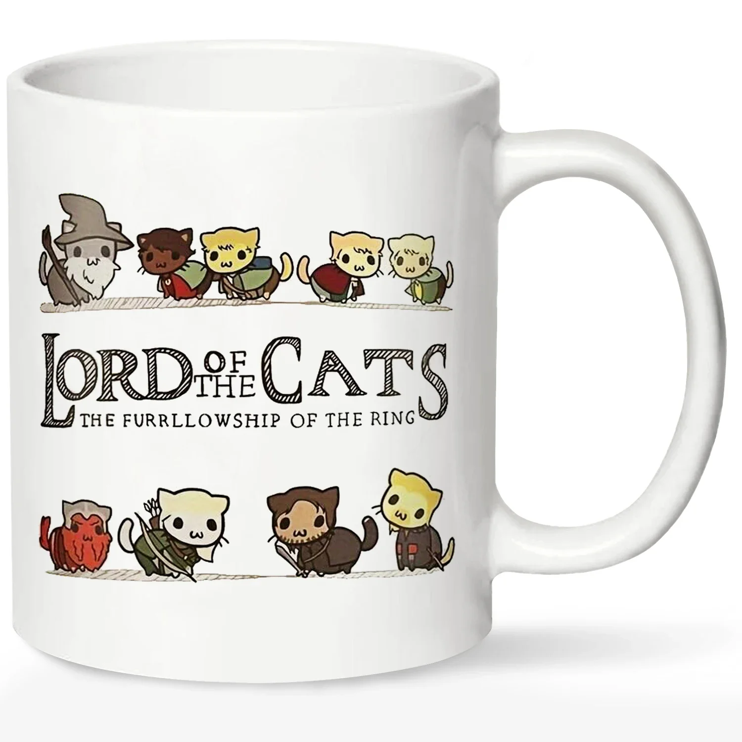 Anime Cat-Themed Funny Coffee and Tea Mug – Perfect Original Gift Idea