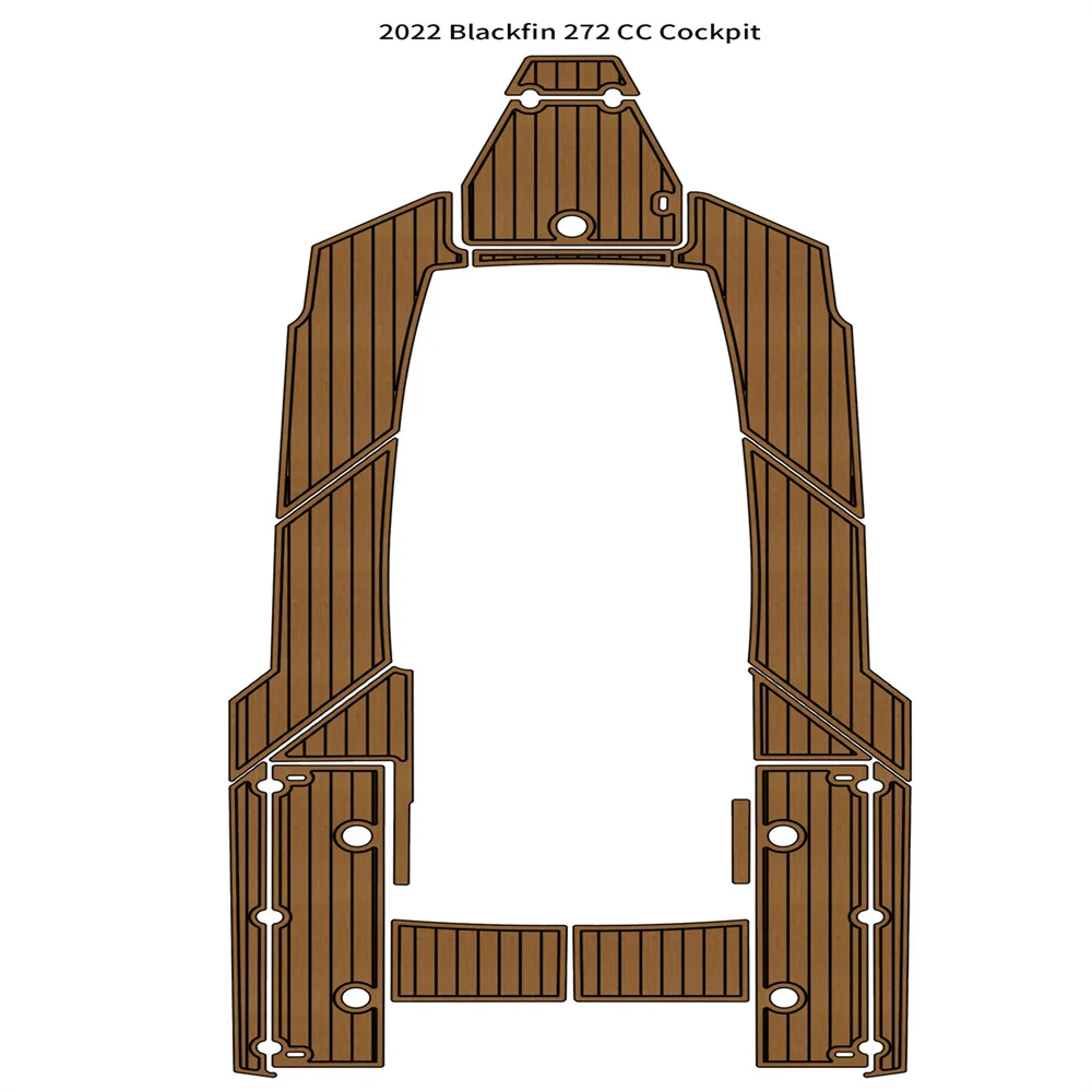 2022 Blackfin 272 Cc Cockpit Pad Boat Eva Foam Teak Deck Floor Mat Autoadesivo