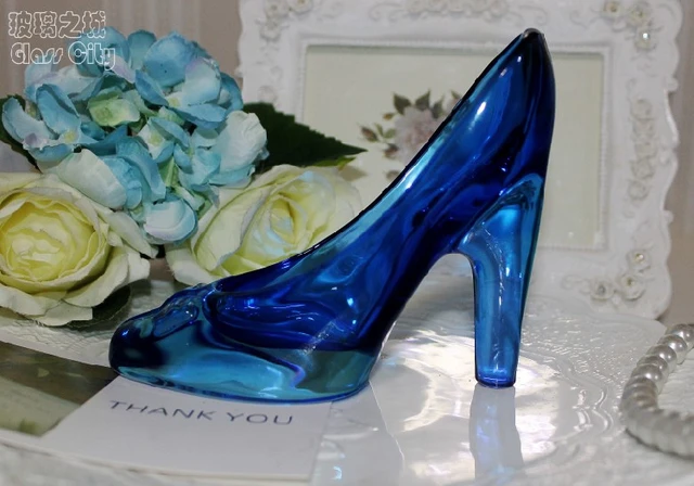 Glass Shoes High Heels Wedding Set Valentine's Day Christmas