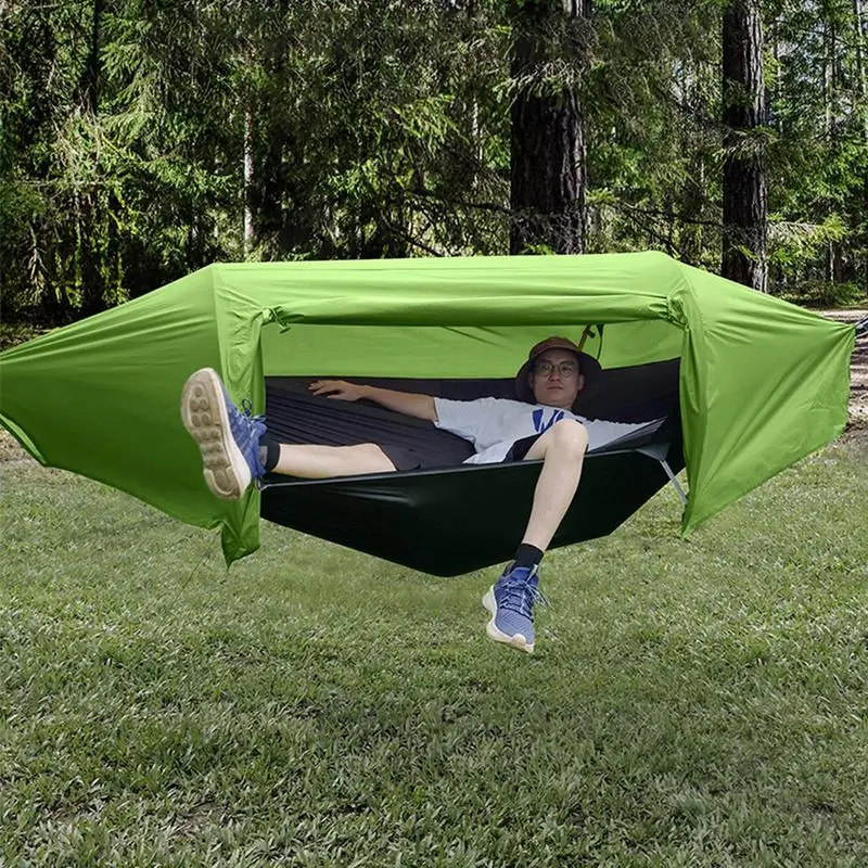 Amaca Da Campeggio Retoo Con Zanzariera, 260x140 Cm, Ultraleggera In Nylon, Portata 100 Kg, Per Trekking E Giardino
