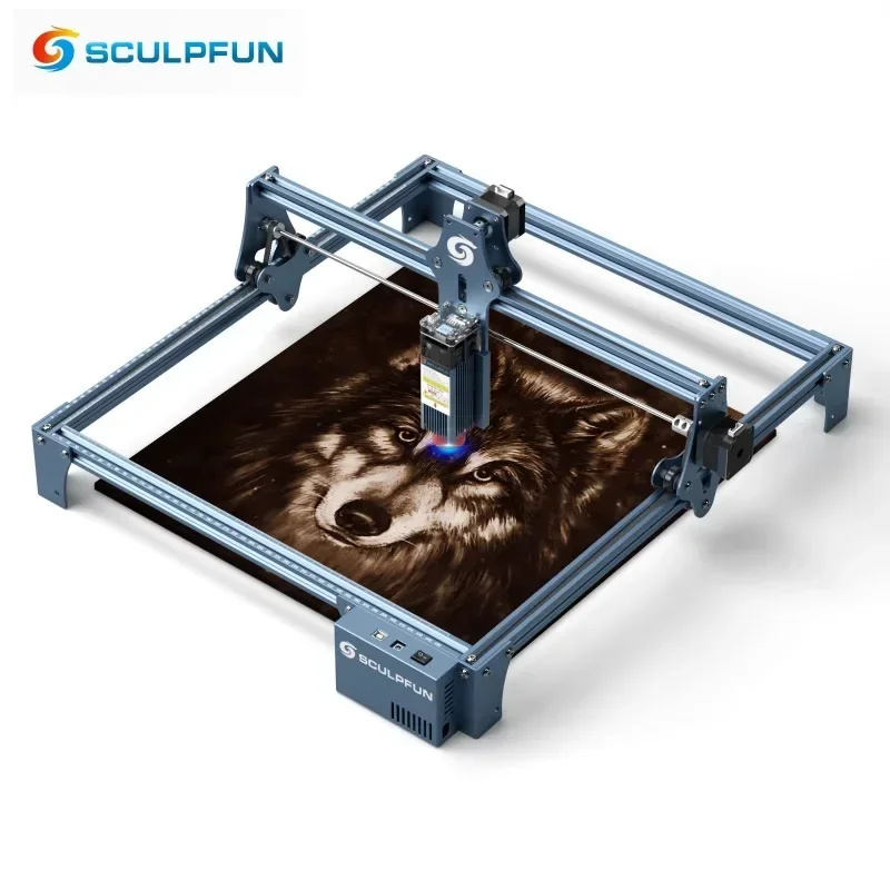 

Лазерная гравировальная машина по дереву SCULPFUN S9 по лучшей цене, Высококачественная мини лазерная гравировальная машина, портативная лазерная маркировочная машина
