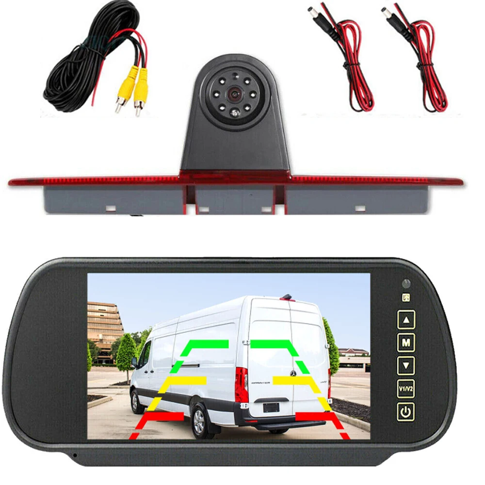 LCD Monitor 7 met 3e Remlicht Camera voor Sprinter en Crafter